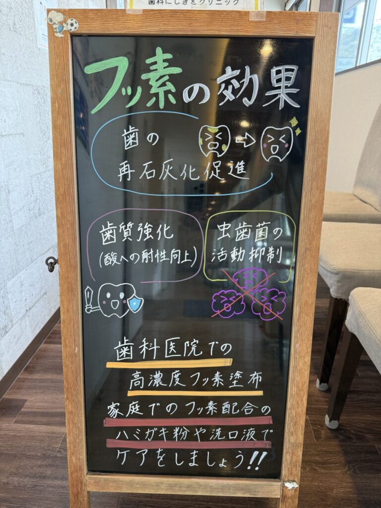 フッ素で虫歯予防をしよう！